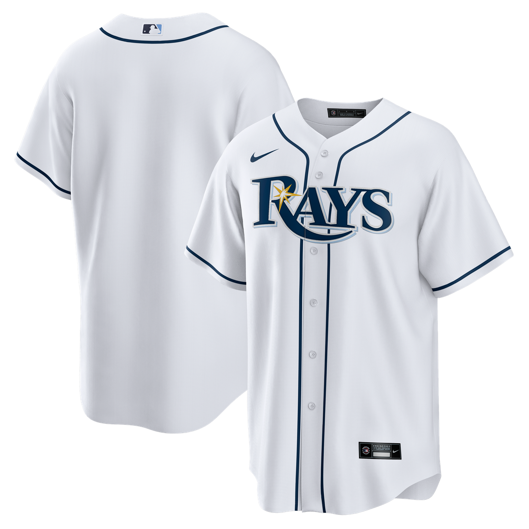 Tampa Bay Rays Nike Home Big & Tall Replica Baseball Jersey - White