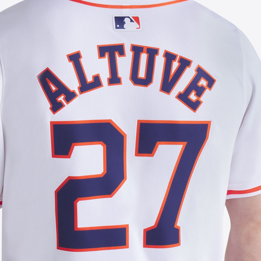 Houston Astros Nike Jose Altuve Home Limited Baseball Jersey - White