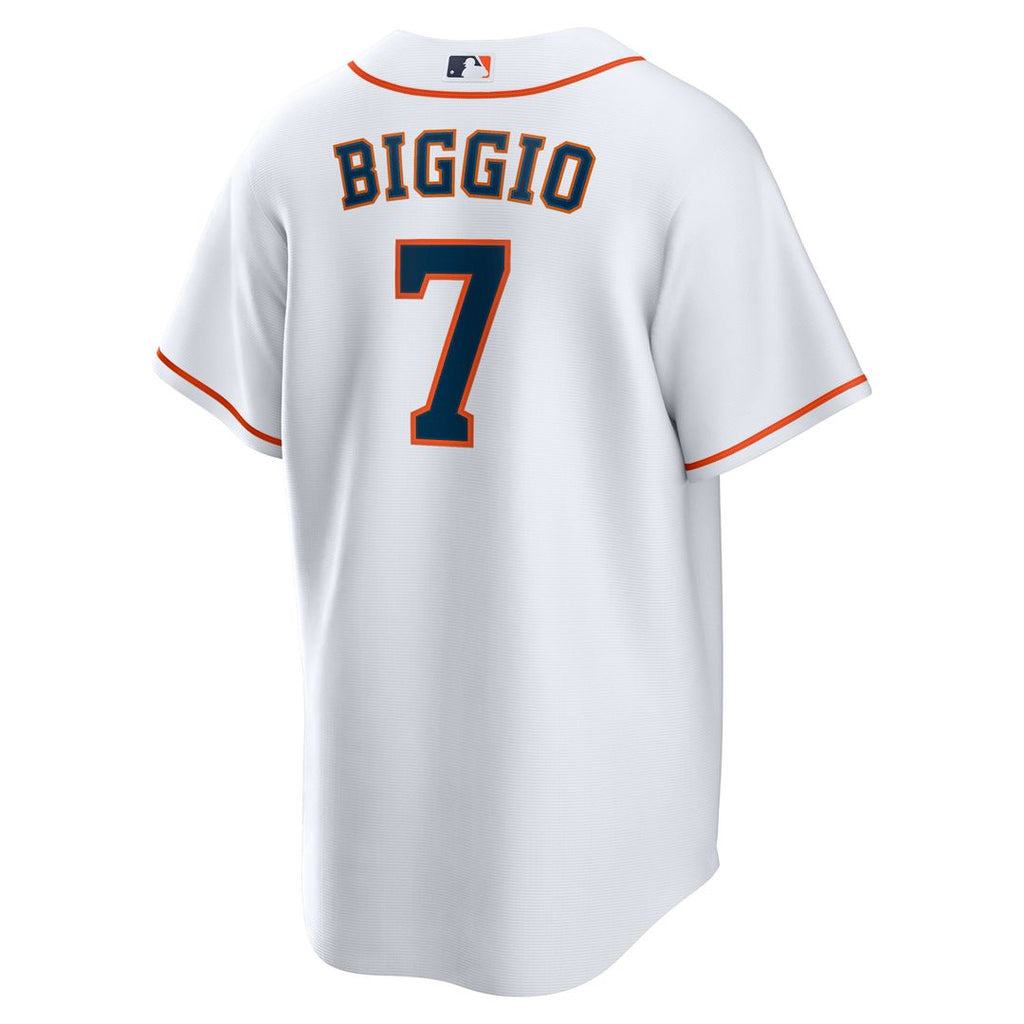 Houston Astros Nike Craig Biggio Home Retired Player Replica Baseball Jersey - White