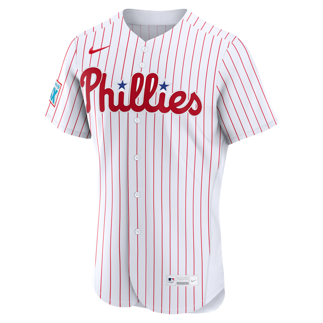 Philadelphia Phillies Nike Bryce Harper Alternate Authentic Sponsor Patch Baseball Jersey - Light Blue