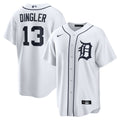 Detroit Tigers Nike Dillon Dingler Home Replica Baseball Jersey - White
