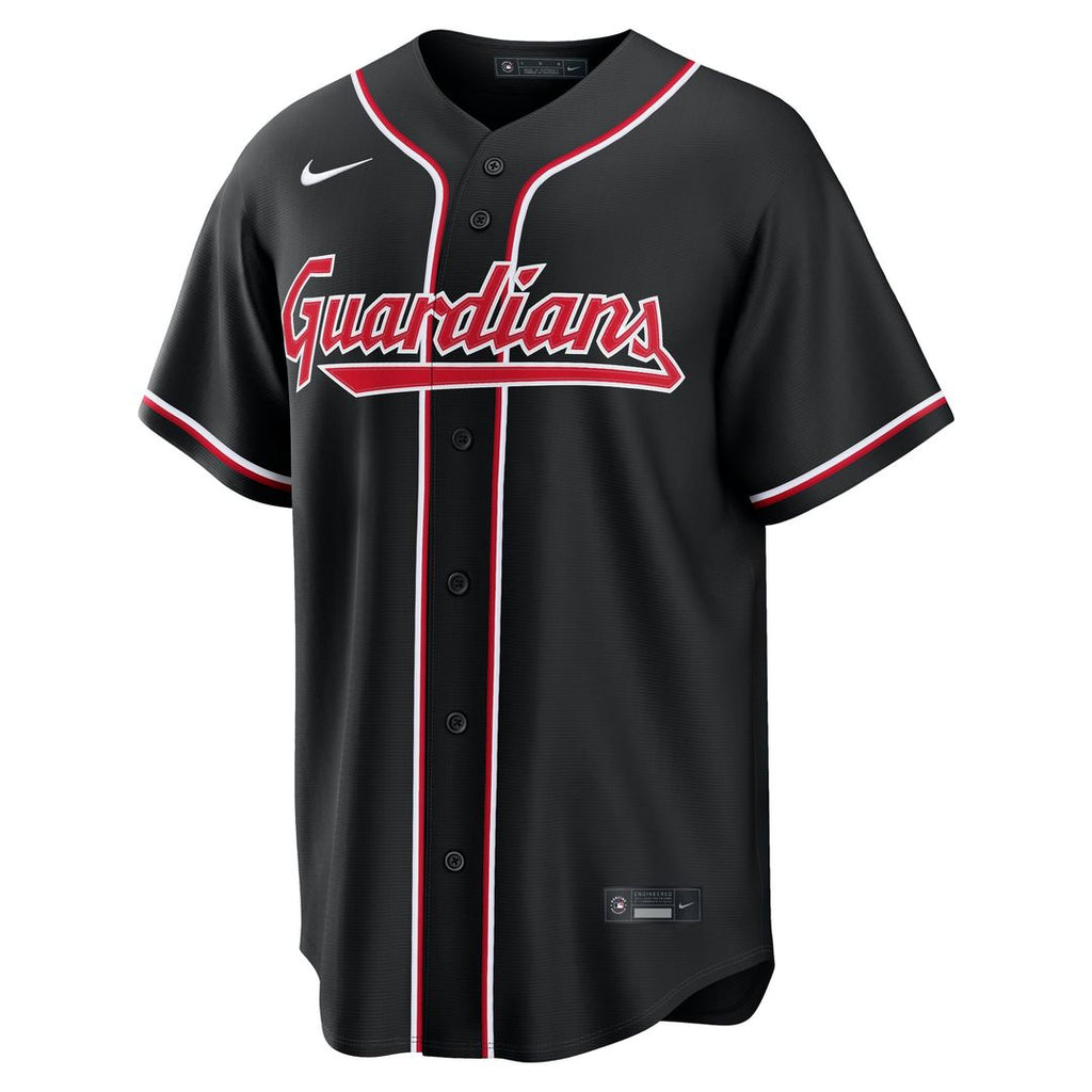 Cleveland Guardians Nike Fashion Replica Black Out Baseball Jersey