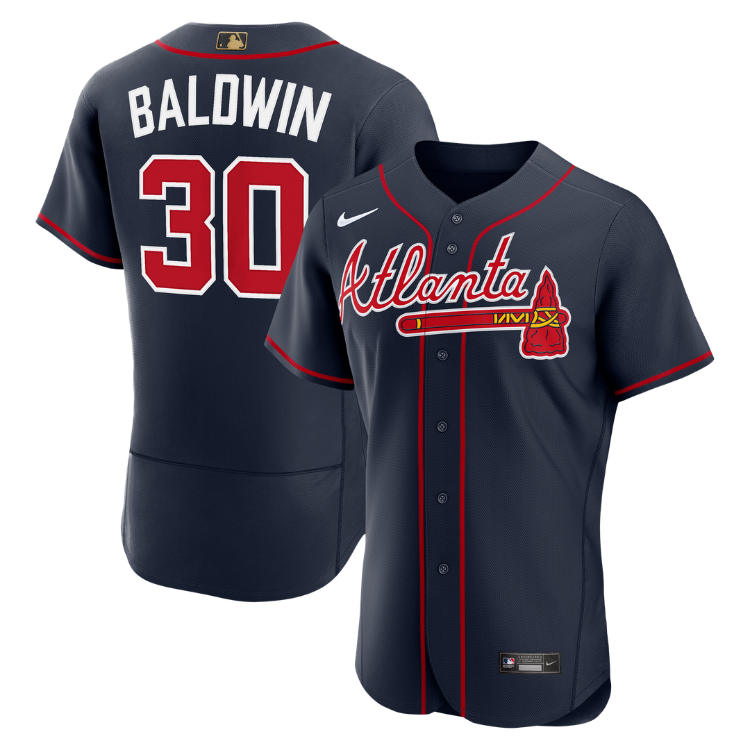 Atlanta Braves Nike Drake Baldwin MLB Awards Authentic Baseball Jersey - White