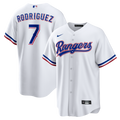 Texas Rangers Nike Ivan Rodriguez Home Retired Player Replica Baseball Jersey - White
