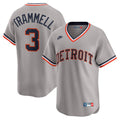 Detroit Tigers Nike Alan Trammell Cooperstown Collection Limited Baseball Jersey - Gray