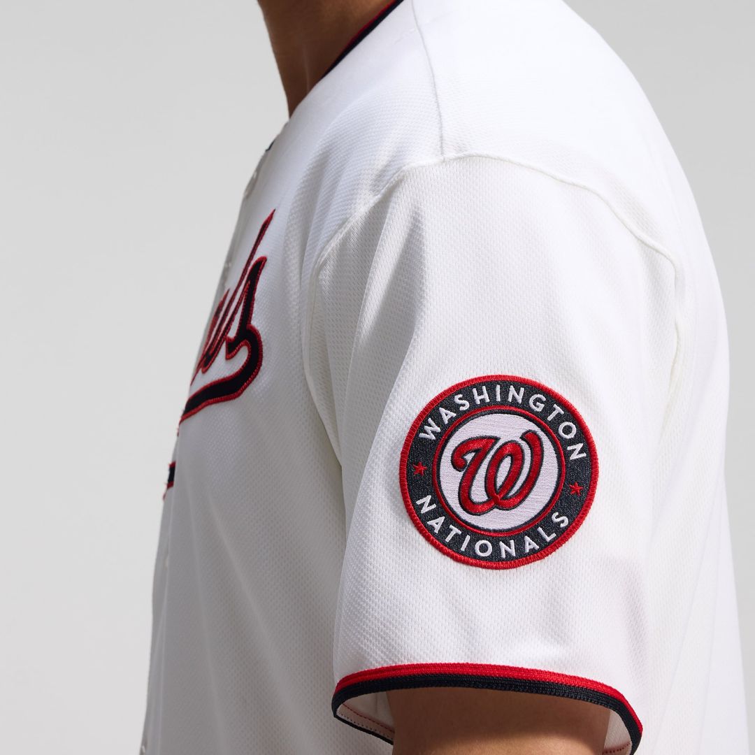 Washington Nationals Nike Home Authentic Baseball Jersey - White