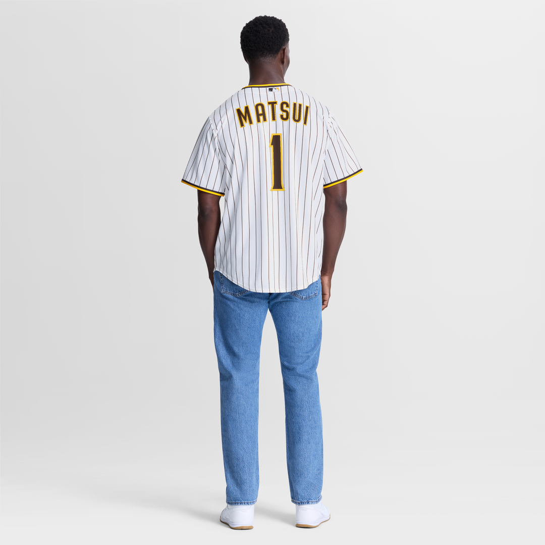 San Diego Padres Nike Yuki Matsui Home Replica Baseball Jersey - White