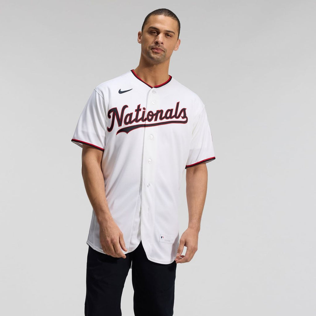 Washington Nationals Nike Home Authentic Baseball Jersey - White