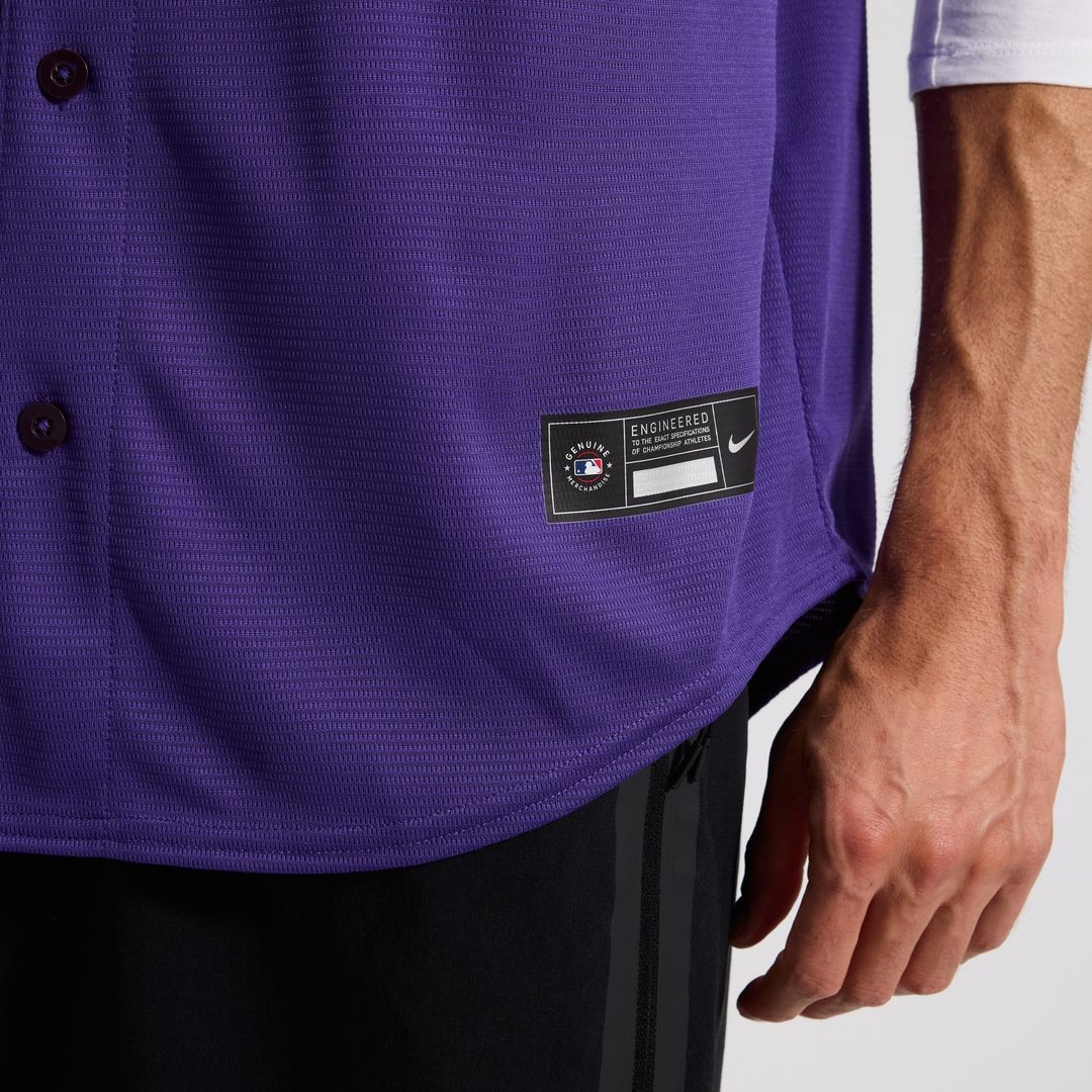 Colorado Rockies Nike Alternate Replica Team Baseball Jersey - Purple