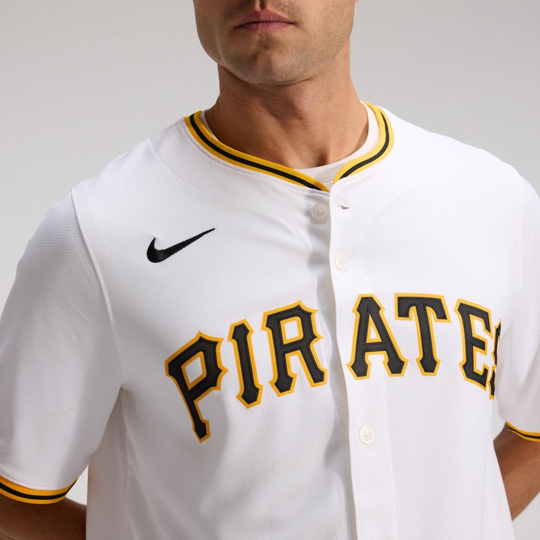 Pittsburgh Pirates Nike Home Limited Baseball Jersey - White
