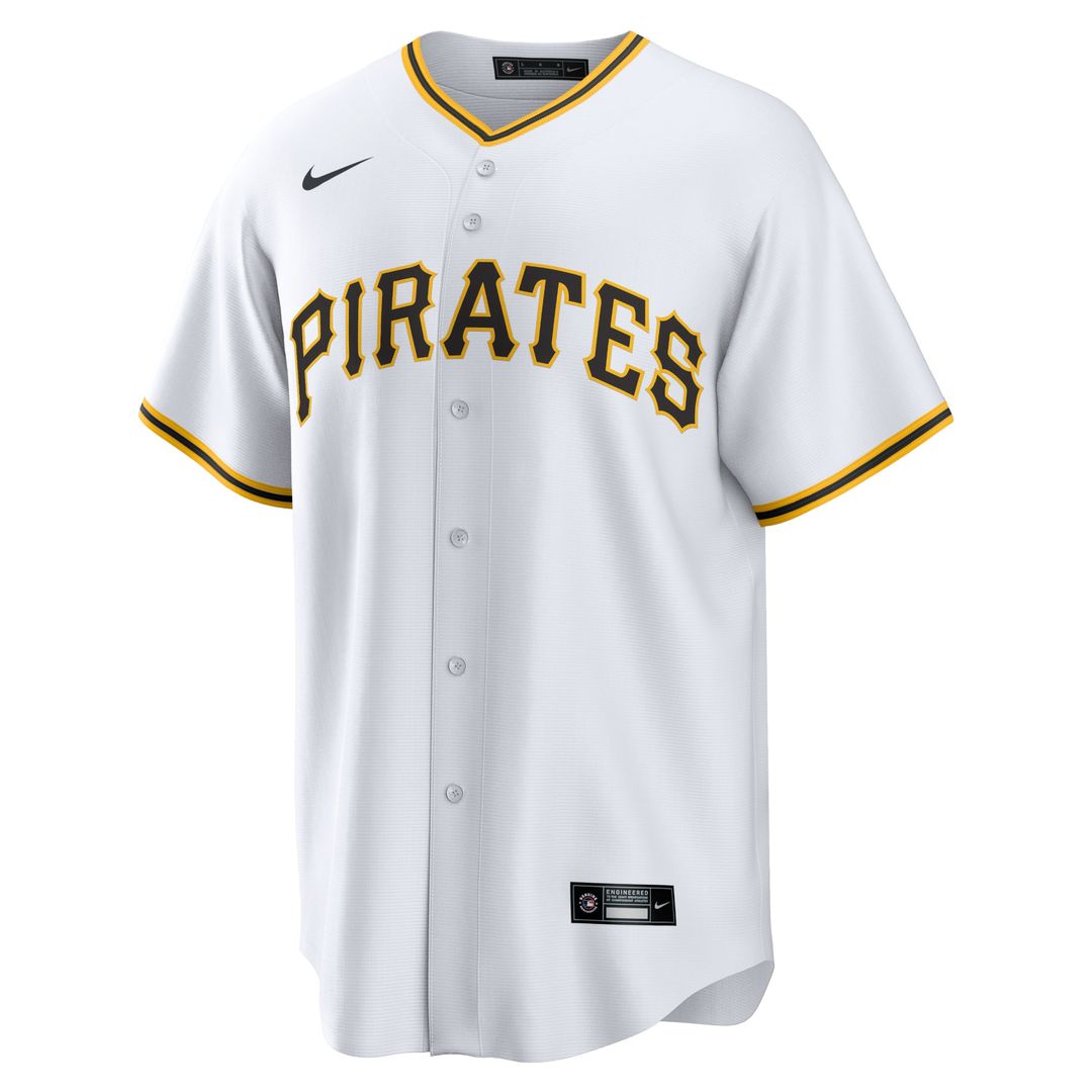 Pittsburgh Pirates Nike Home Replica Team Baseball Jersey - White