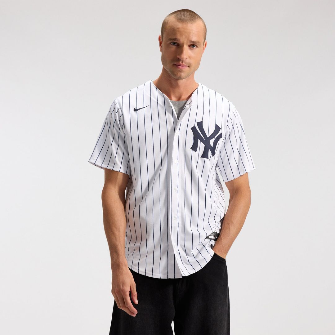 New York Yankees Nike Home Replica Team Baseball Jersey - White