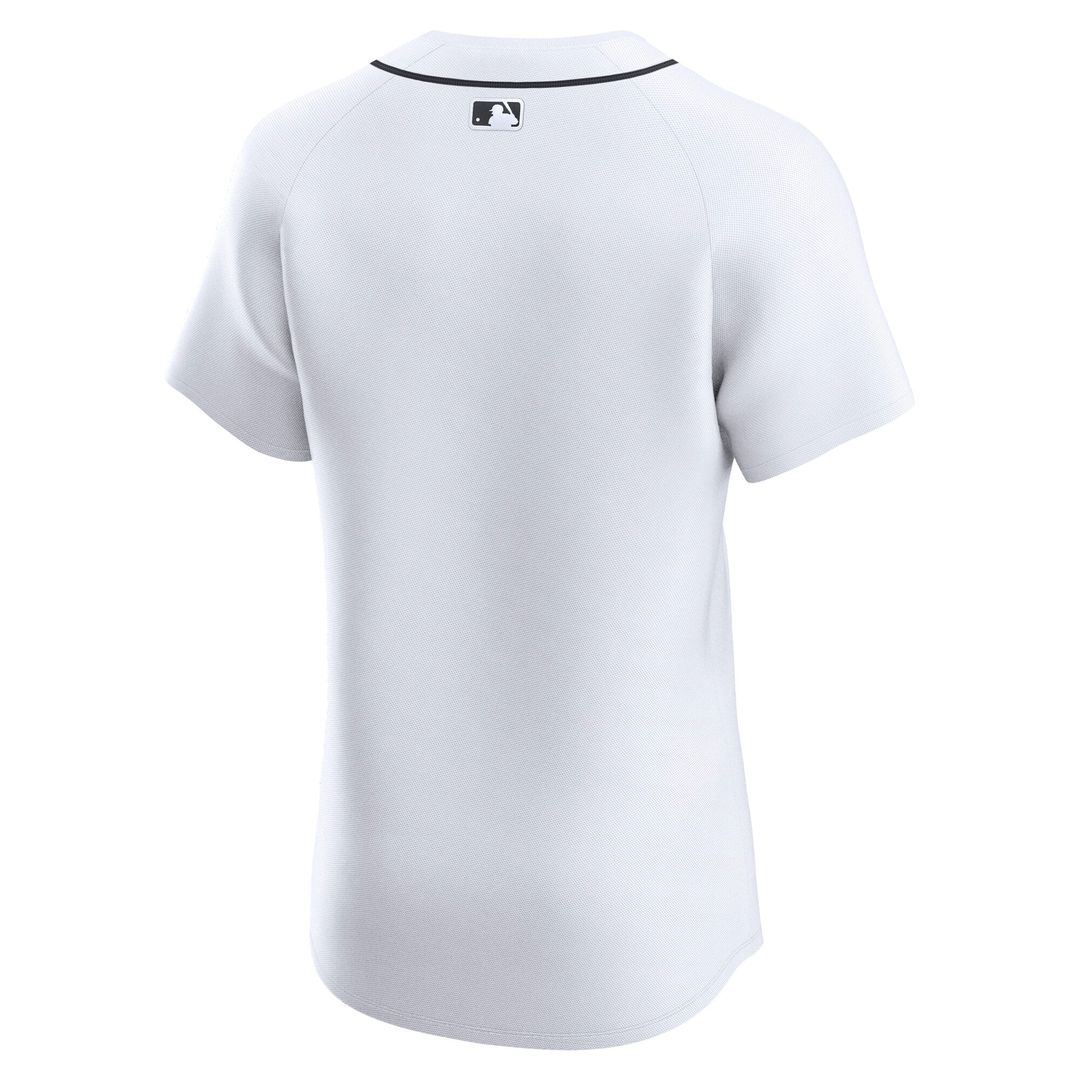 Detroit Tigers Nike Home Elite Baseball Jersey - White