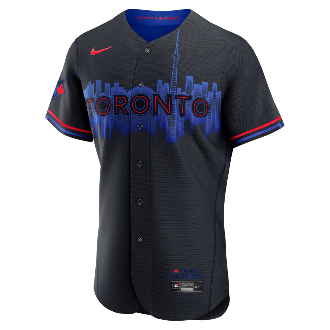 Toronto Blue Jays Nike City Connect Authentic Baseball Jersey - Navy