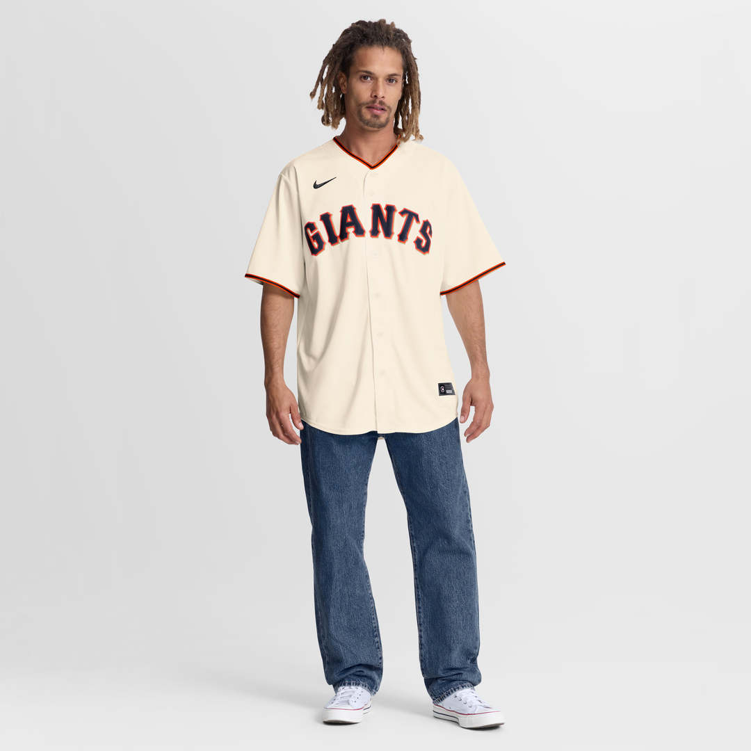 San Francisco Giants Nike Jesus Rodriguez Home Replica Baseball Jersey - Cream