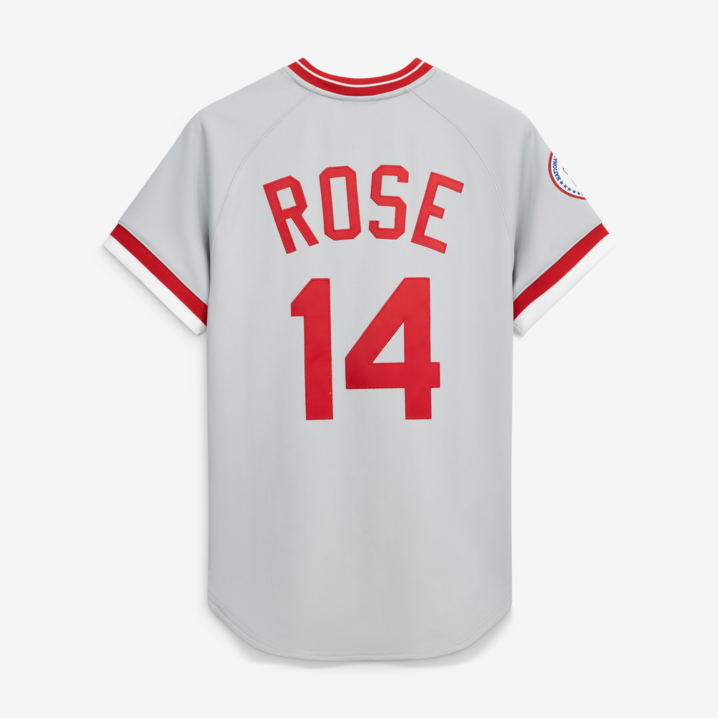 Cincinnati Reds Mitchell & Ness Pete Rose 1976 Authentic Baseball Jersey - Gray
