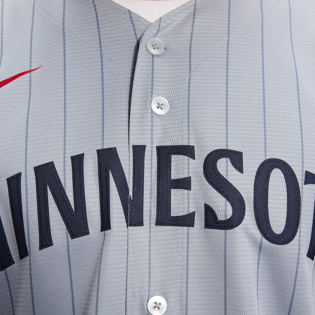 Minnesota Twins Nike Road Replica Team Baseball Jersey - Gray