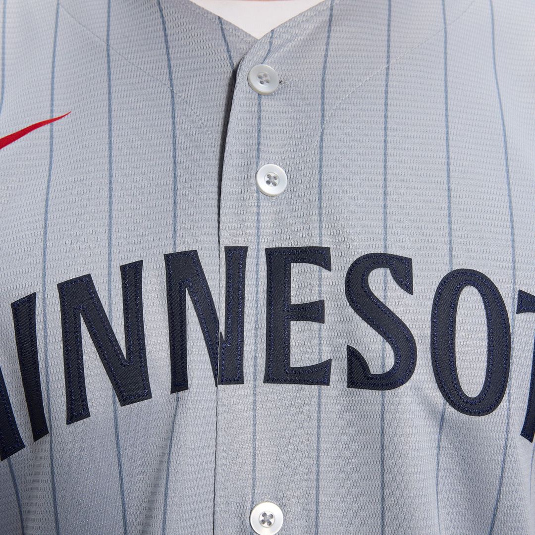 Minnesota Twins Nike Road Replica Team Baseball Jersey - Gray