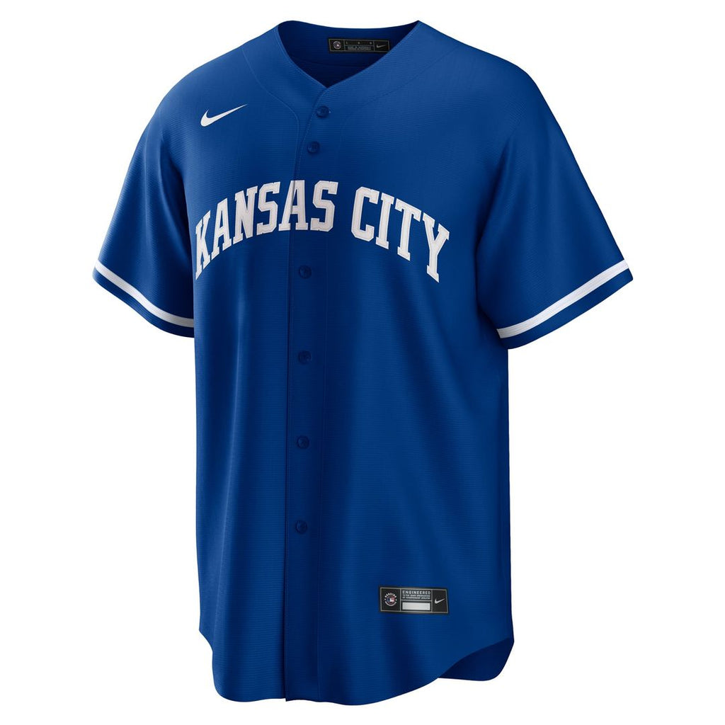 Kansas City Royals Nike Bobby Witt Jr. Road Replica Baseball Jersey - Gray
