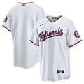 Washington Nationals Nike Home Blank Replica Baseball Jersey - White