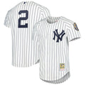 New York Yankees Mitchell & Ness Derek Jeter Cooperstown Collection Authentic Baseball Jersey - White