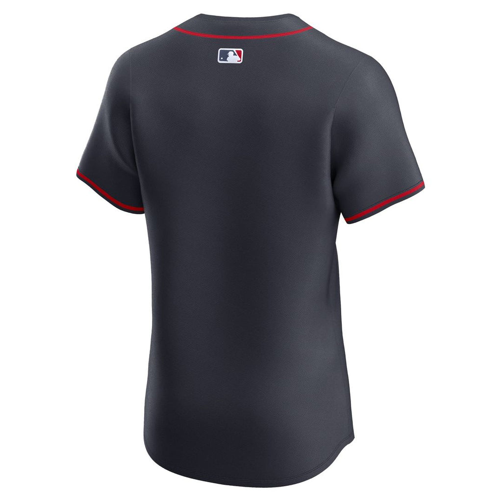 Atlanta Braves Nike Alternate Elite Baseball Jersey - Navy