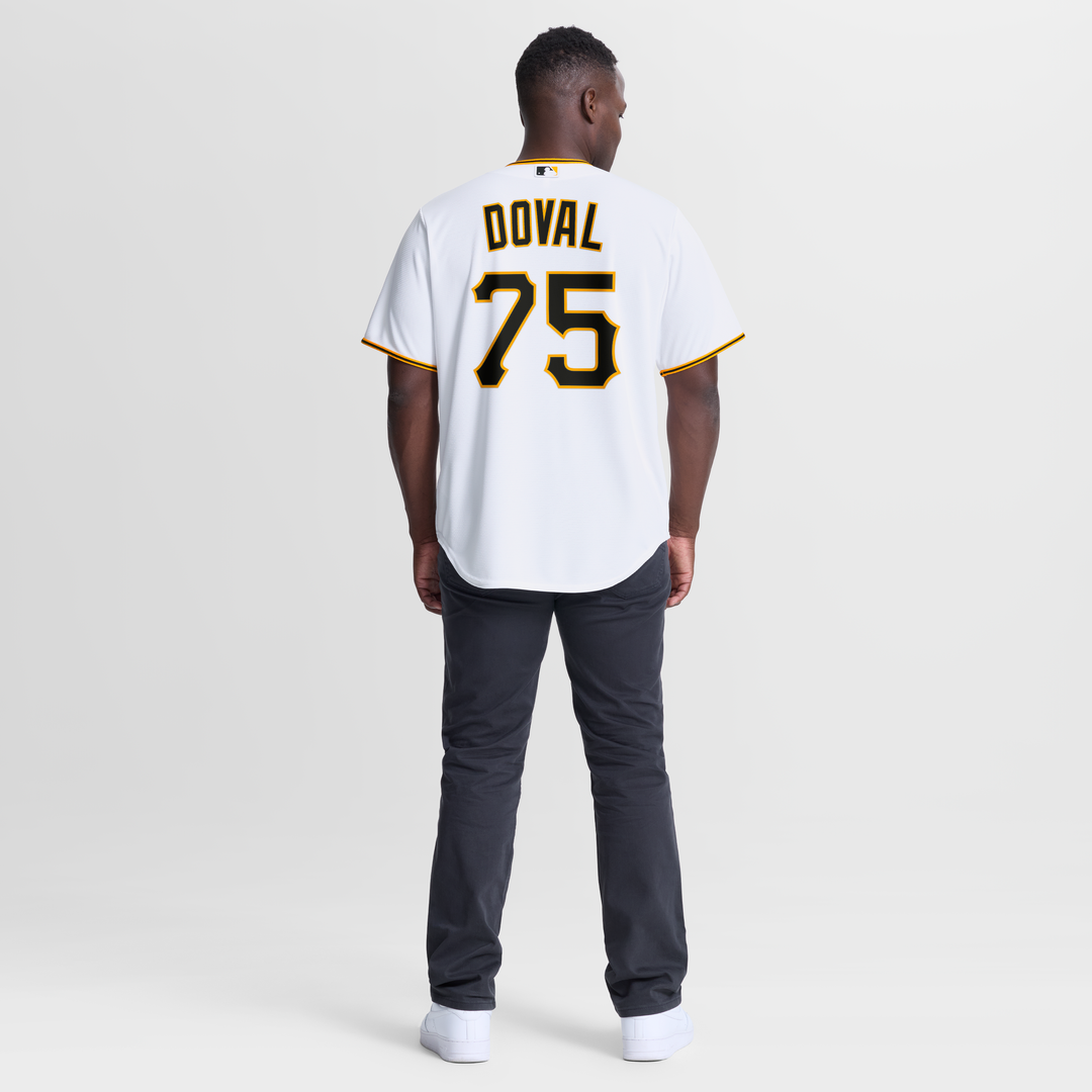 Pittsburgh Pirates Nike Camilo Doval Home Replica Baseball Jersey - White