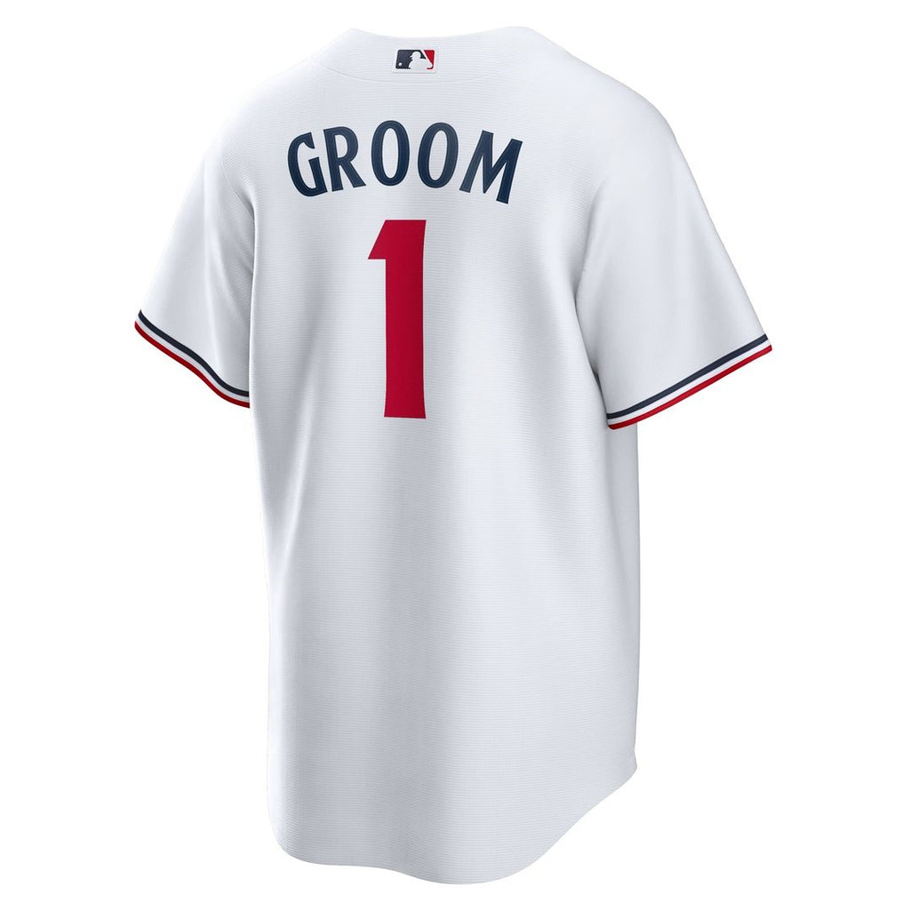 Minnesota Twins Nike #1 Groom Home Replica Baseball Jersey - White