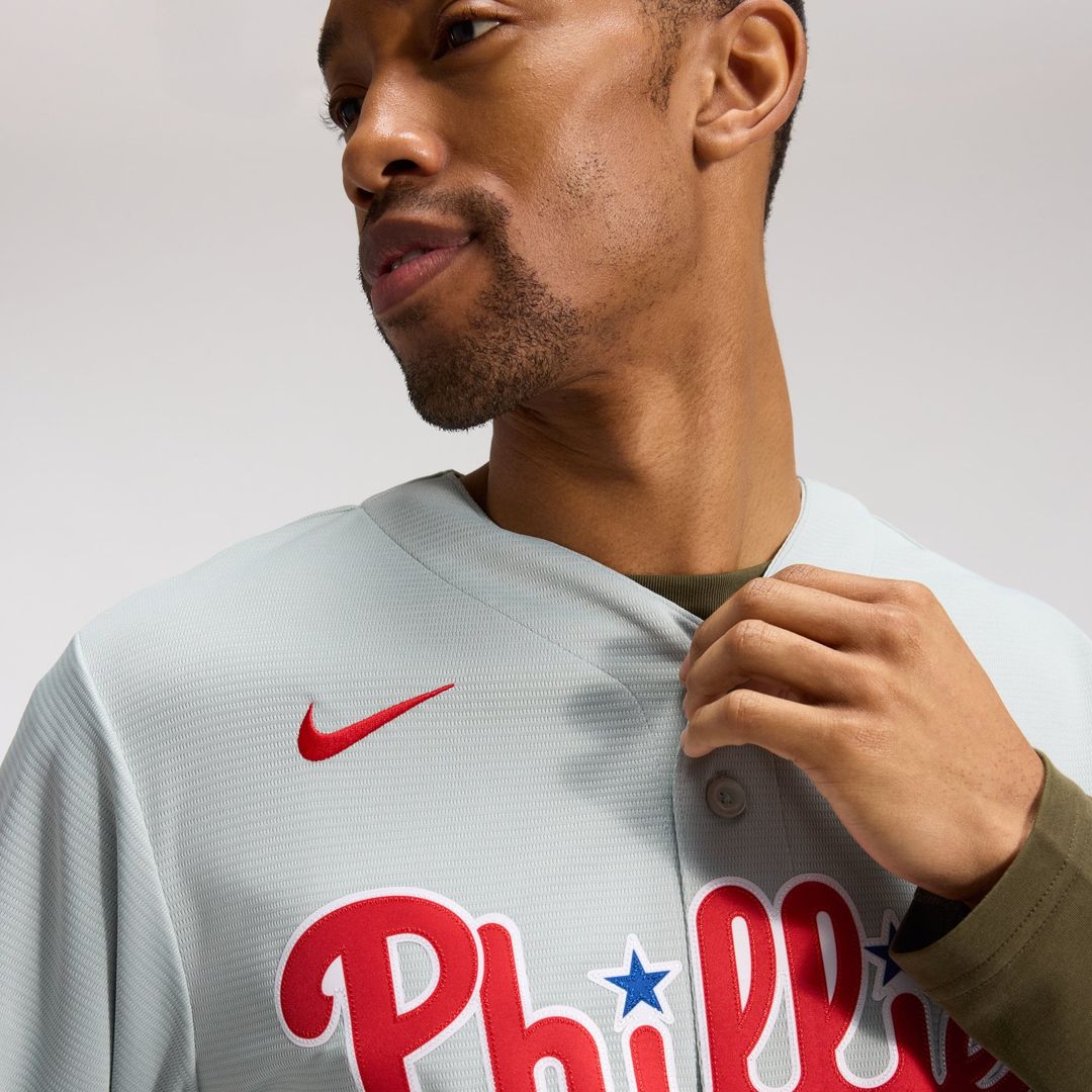 Philadelphia Phillies Nike Bryce Harper Road Replica Baseball Jersey - Gray