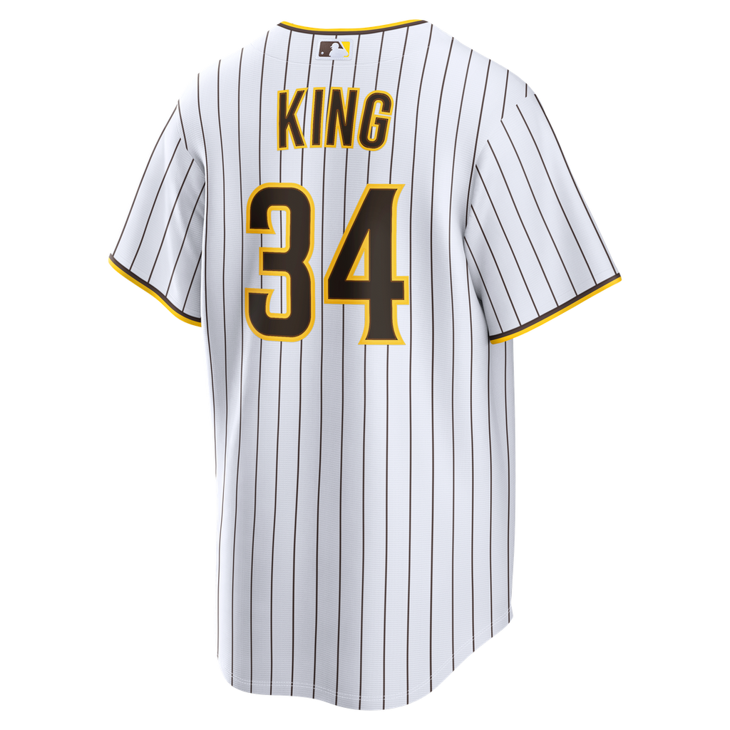 San Diego Padres Nike Michael King Home Replica Baseball Jersey - White