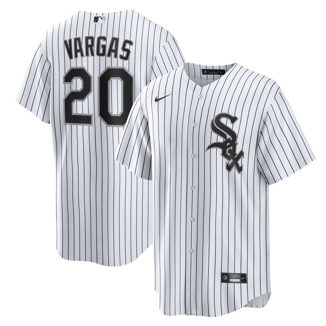 Chicago White Sox Nike Miguel Vargas Home Replica Baseball Jersey - White