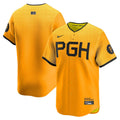 Pittsburgh Pirates Nike City Connect Limited Baseball Jersey - Gold