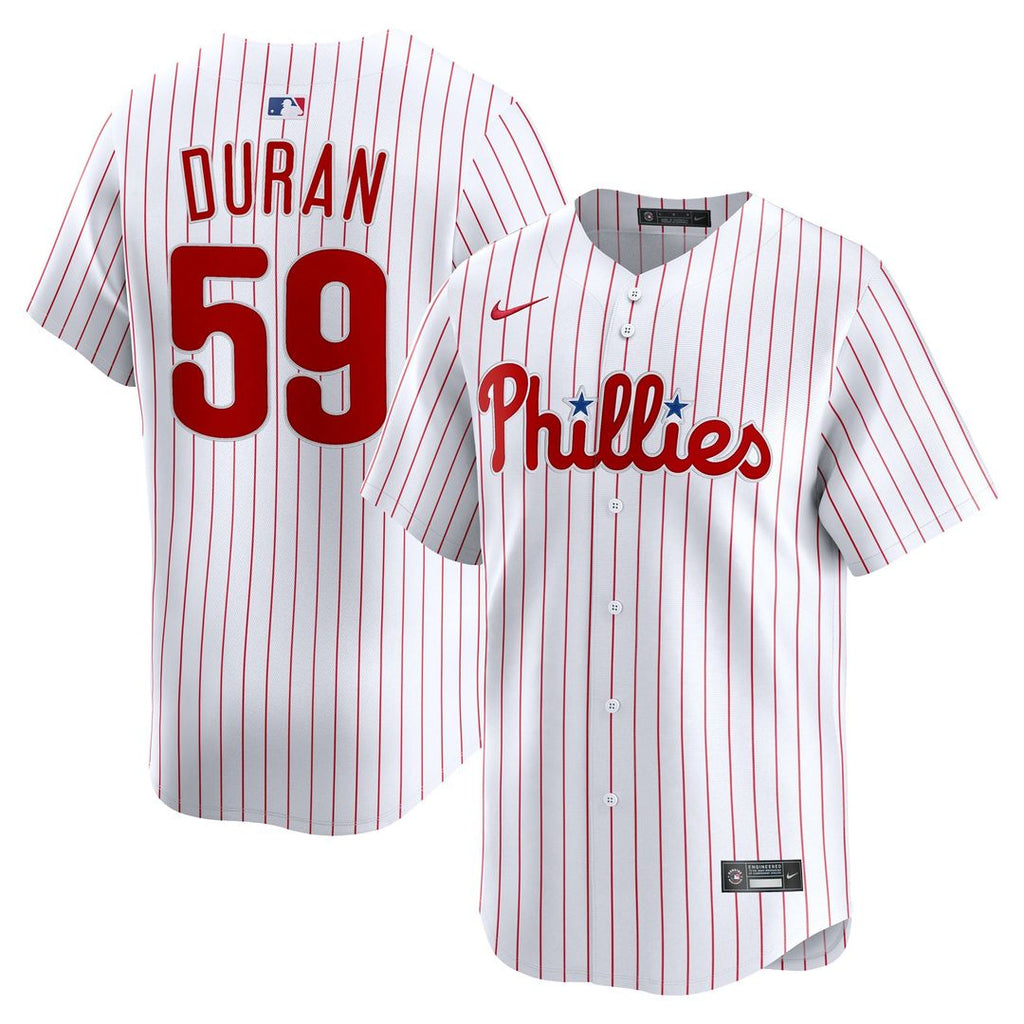 Philadelphia Phillies Nike Jhoan Duran Home Limited Baseball Jersey - White