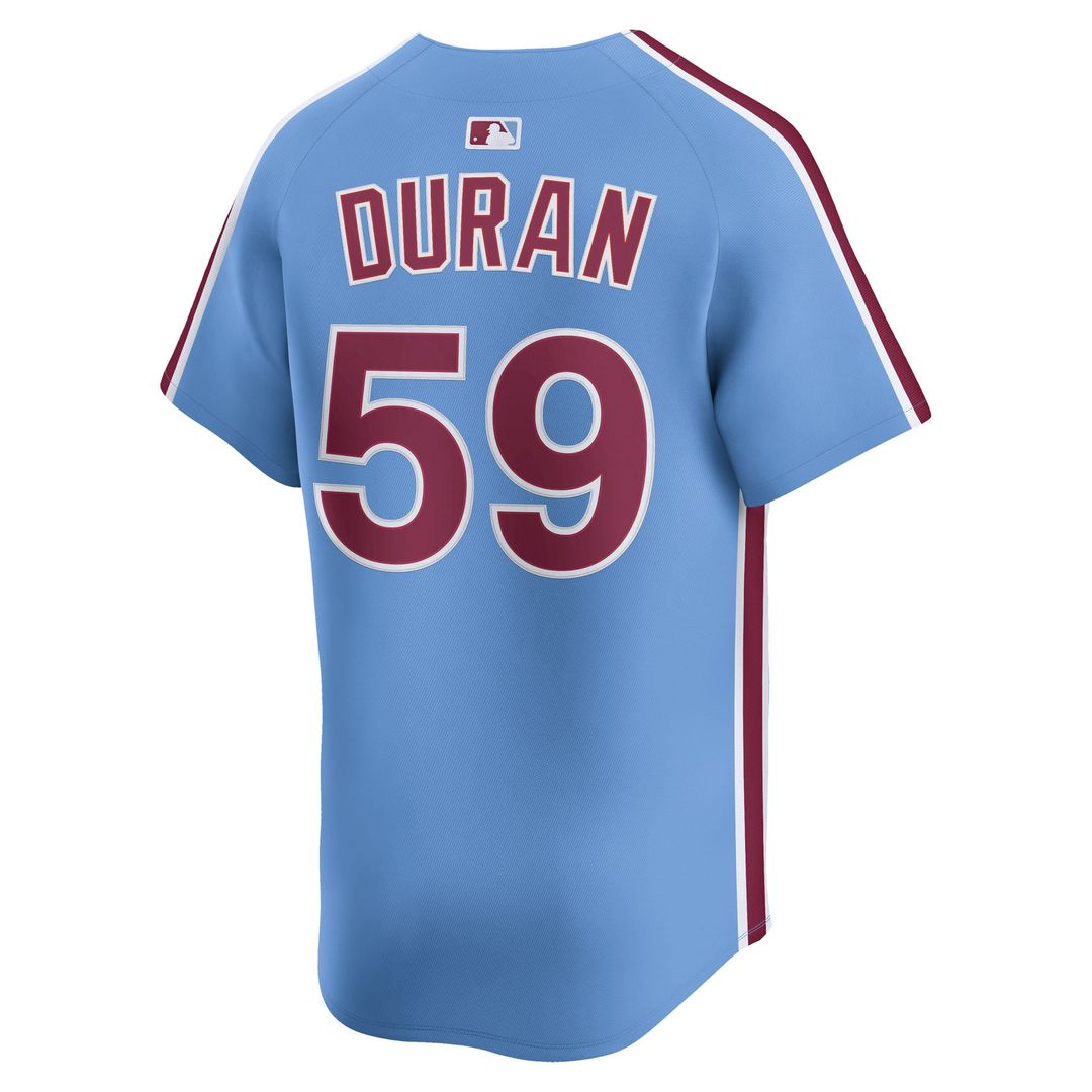 Philadelphia Phillies Nike Jhoan Duran Home Limited Baseball Jersey - White