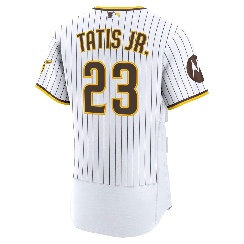 San Diego Padres Nike Fernando Tatis Jr. Home Authentic Sponsor Patch Baseball Jersey - White