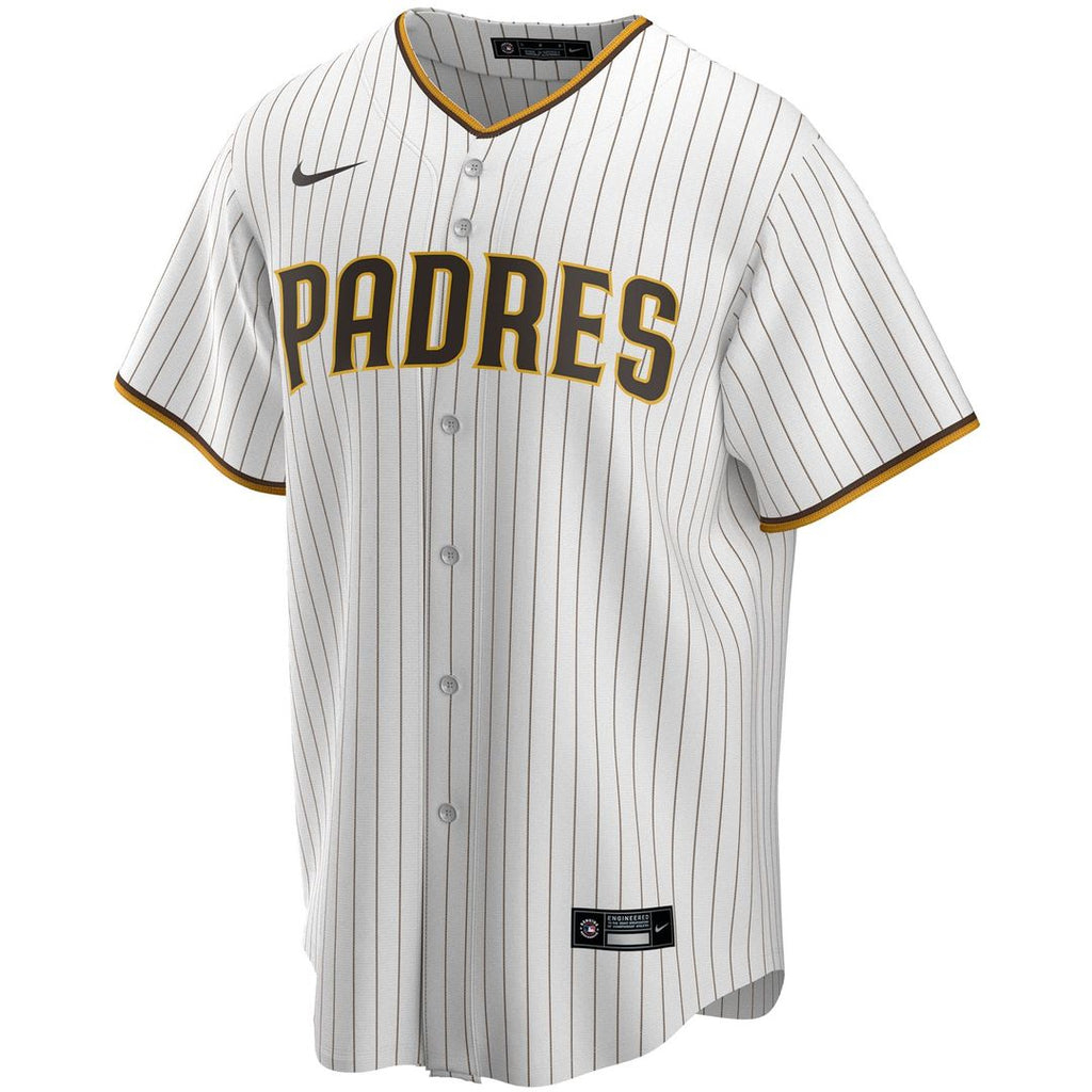 San Diego Padres Nike Manny Machado Home Replica Baseball Jersey - White