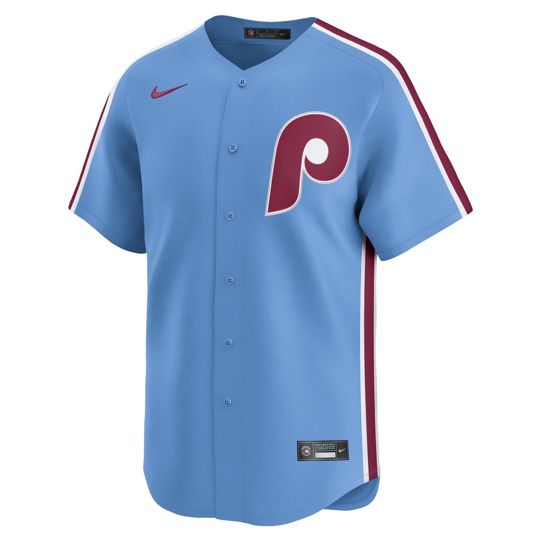 Philadelphia Phillies Nike Alternate Limited Baseball Jersey - Light Blue