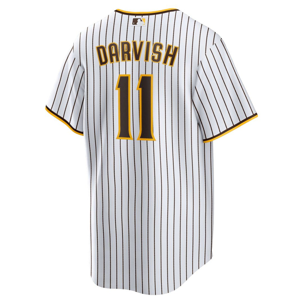 San Diego Padres Nike Yu Darvish Home Replica Baseball Jersey - White
