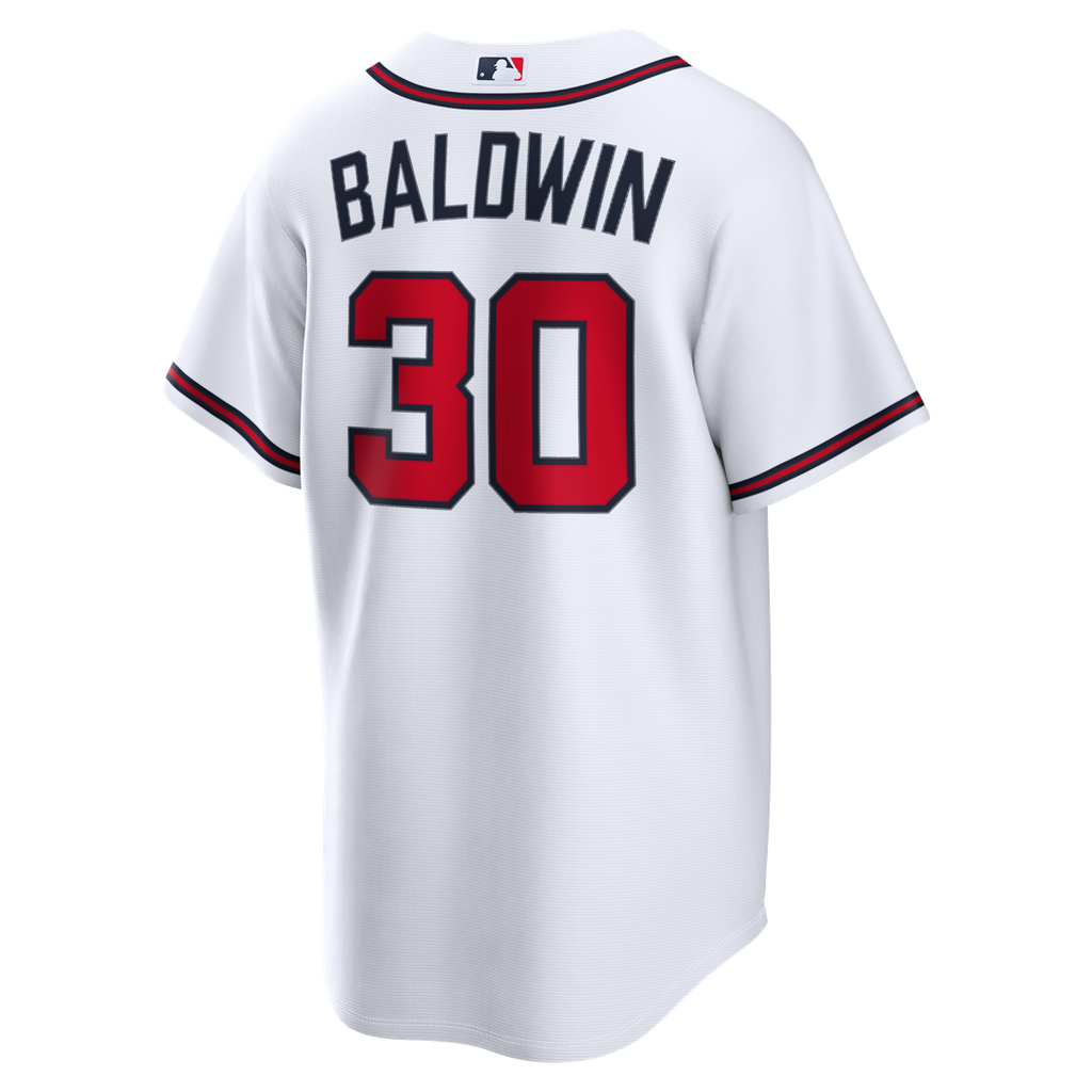 Atlanta Braves Nike Drake Baldwin Home Replica Baseball Jersey - White