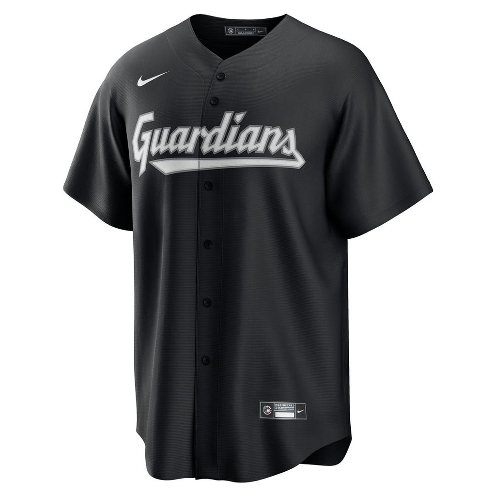 Cleveland Guardians Nike Replica Baseball Jersey - Black