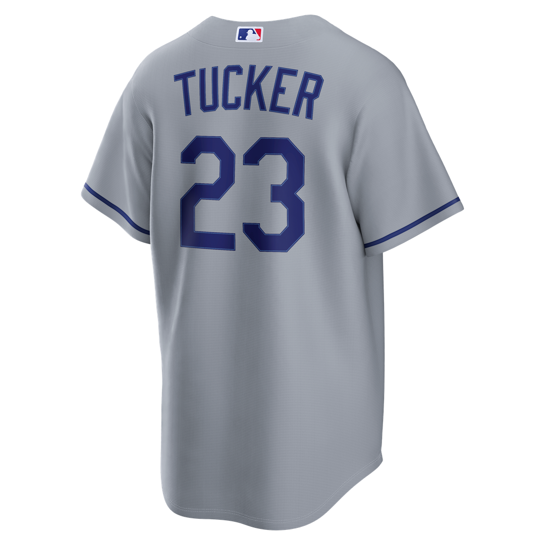Los Angeles Dodgers Nike Kyle Tucker Road Replica Baseball Jersey - Gray
