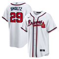 Atlanta Braves Nike John Smoltz Home Retired Player Replica Baseball Jersey - White
