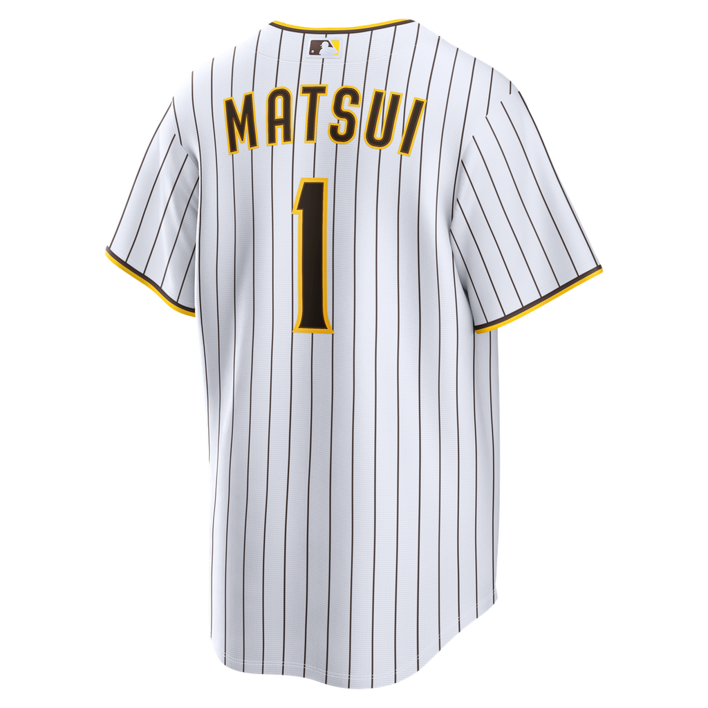 San Diego Padres Nike Yuki Matsui Home Replica Baseball Jersey - White