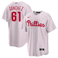 Philadelphia Phillies Nike Cristopher Sanchez Home Replica Baseball Jersey - White
