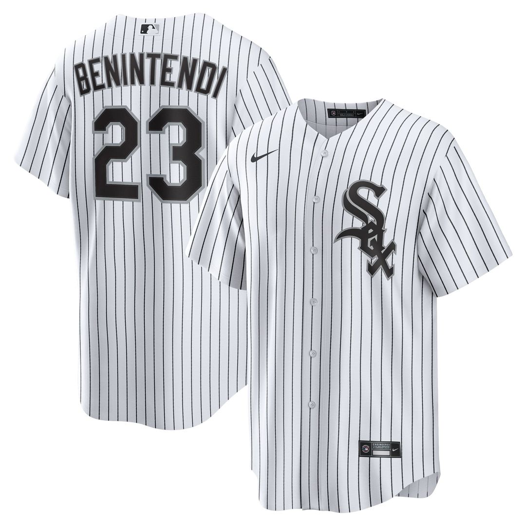 Chicago White Sox Nike Andrew Benintendi Home Official Baseball Jersey - White/Black