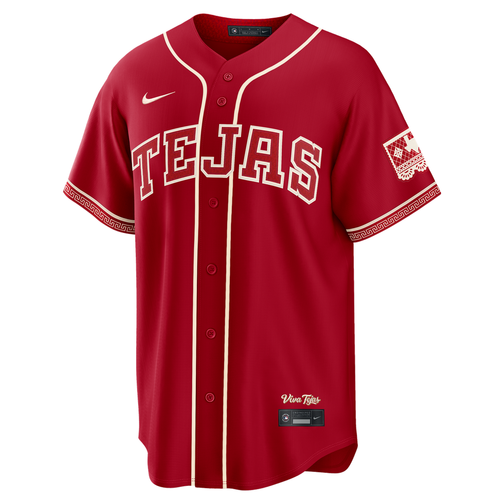 Texas Rangers Nike 2026 City Connect Stadium Baseball Jersey - Red