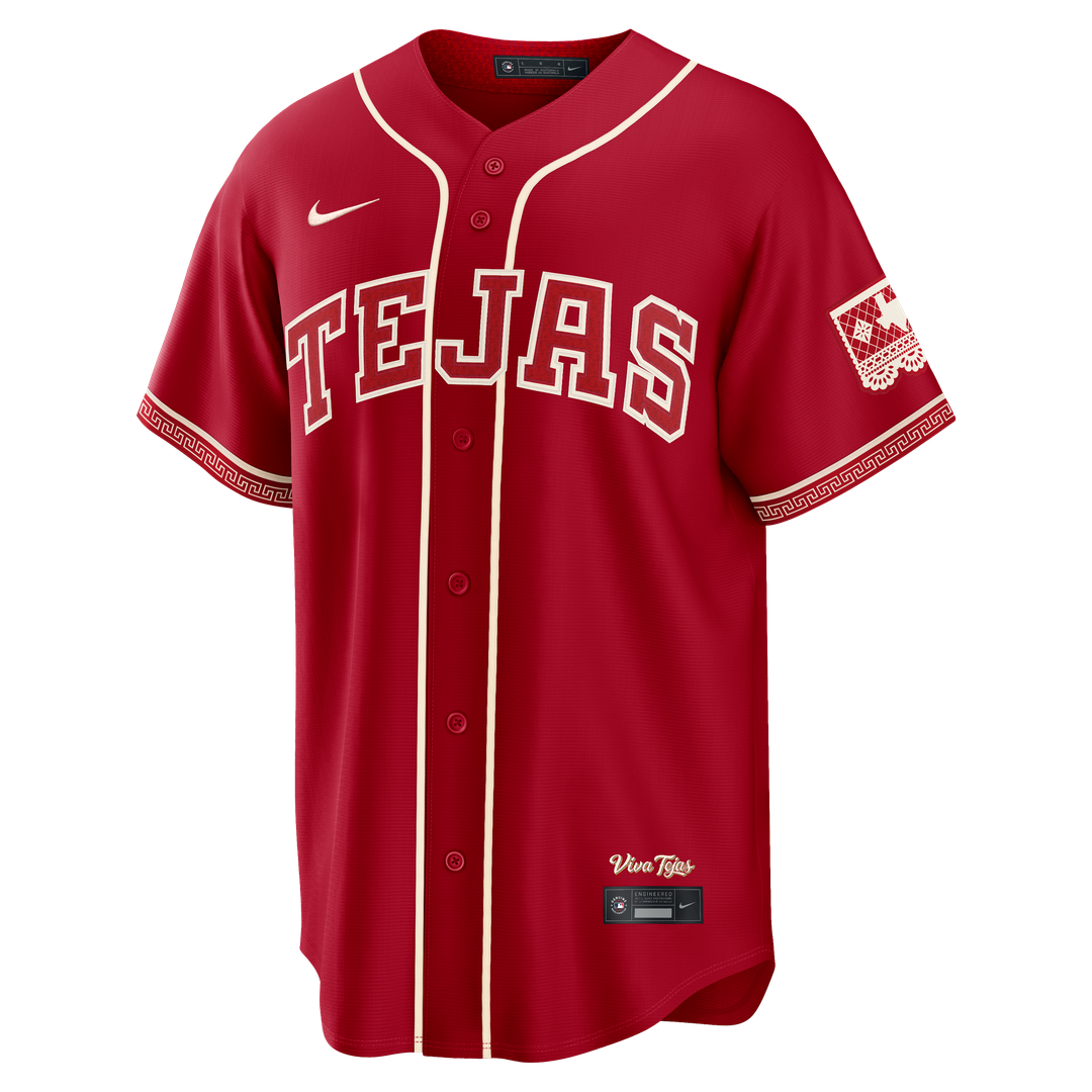 Texas Rangers Nike 2026 City Connect Stadium Baseball Jersey - Red