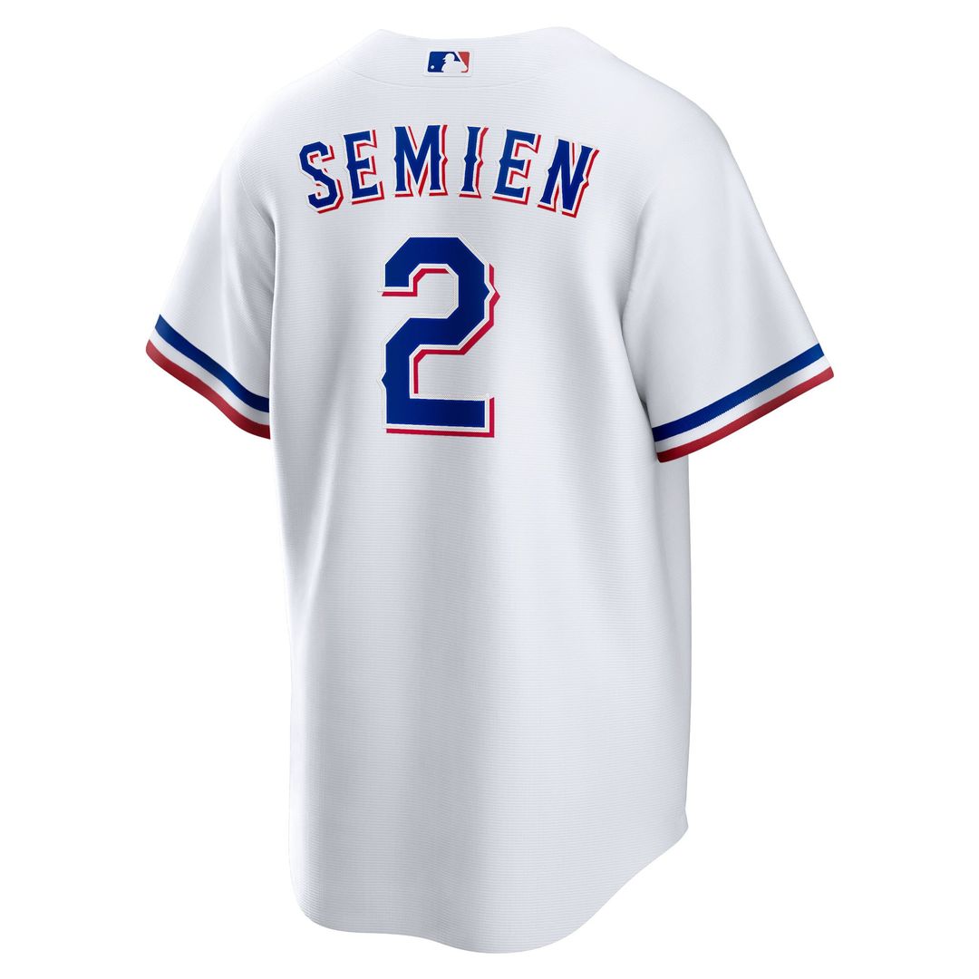 Texas Rangers Nike Marcus Semien Home Replica Baseball Jersey - White