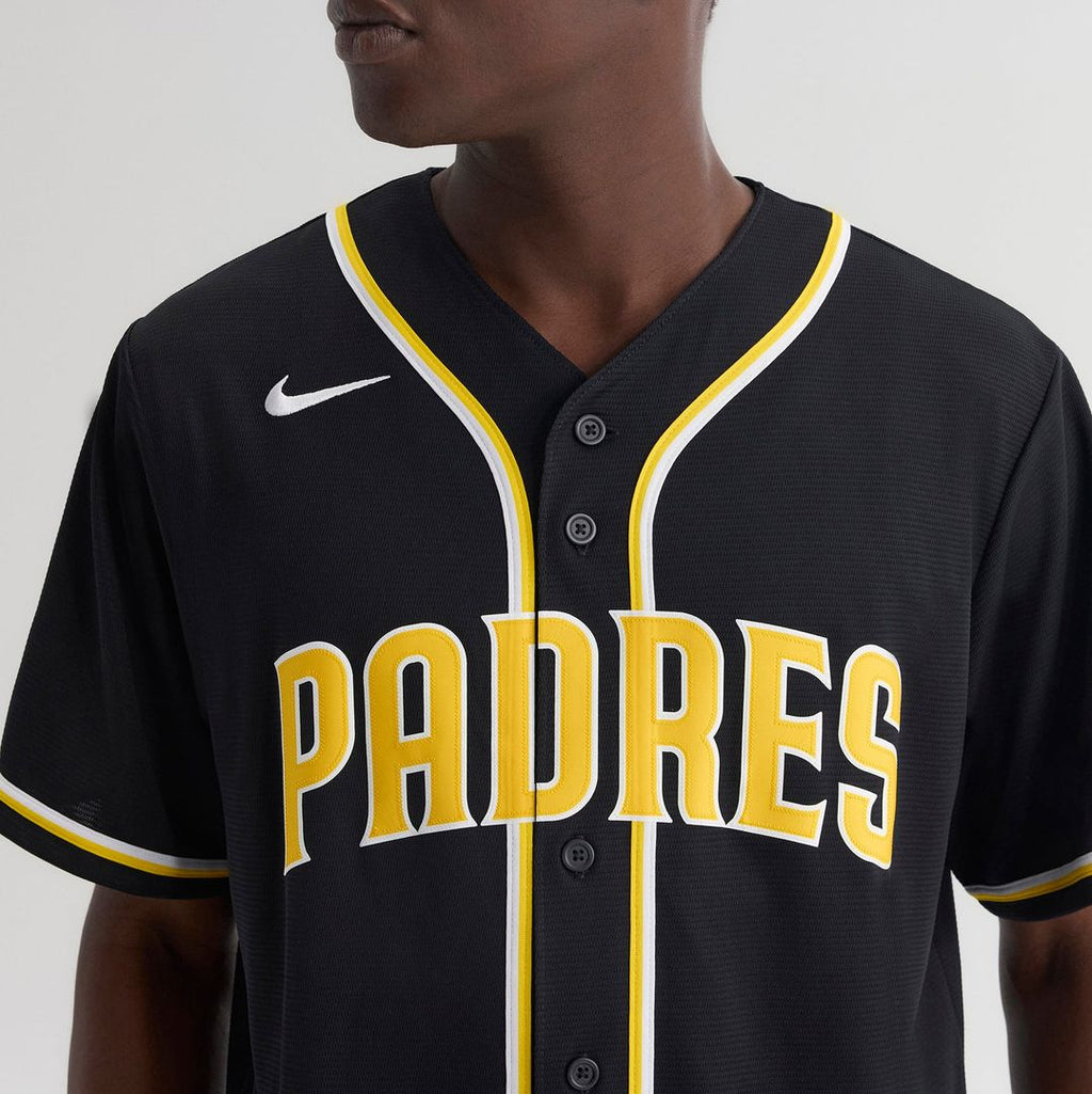 San Diego Padres Nike Jackson Merrill Fashion Replica Black Out Baseball Jersey