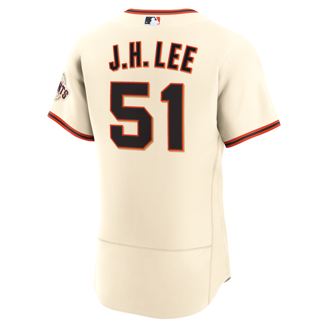 San Francisco Giants Nike Jung Hoo Lee Home Authentic Baseball Jersey - Cream